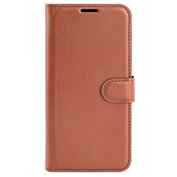 Xiaomi 14 Fodral Litchi Läder Brun