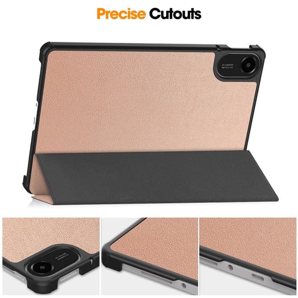 Xiaomi Redmi Pad 2 Fodral Tri-Fold Roséguld