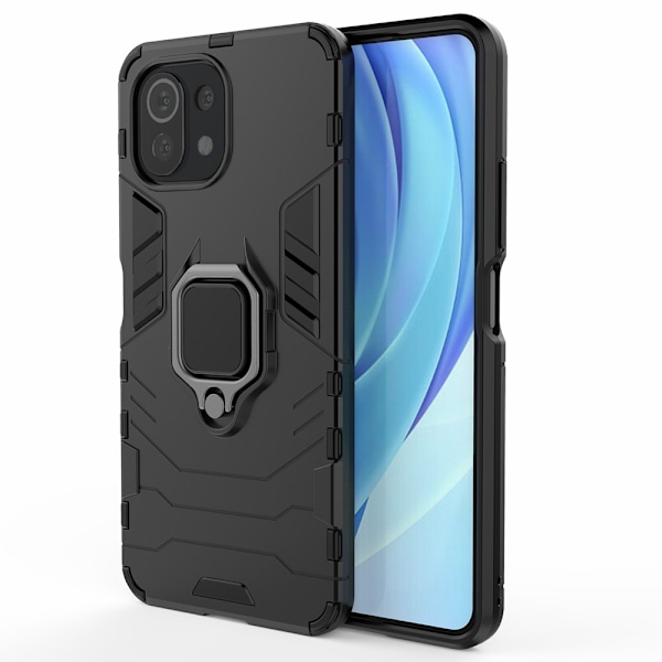 Xiaomi Mi 11 Lite - Hybrid Ring Skal - Svart Svart