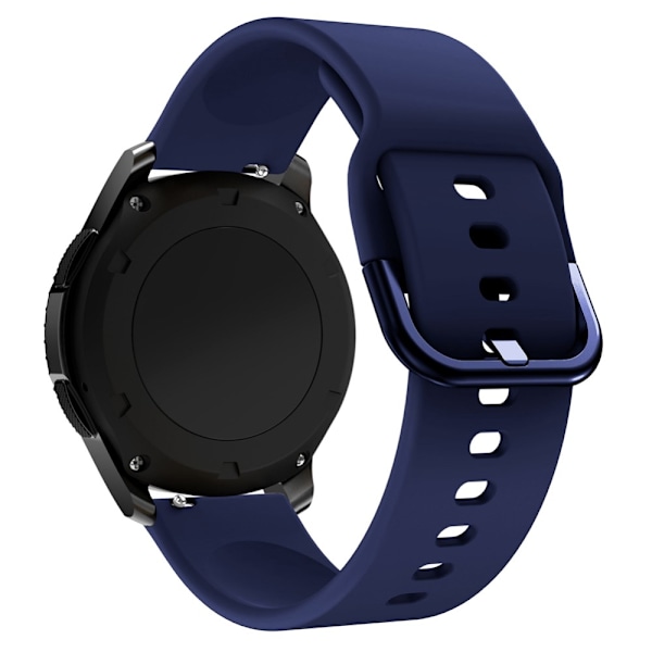 Silikon Armband Smartwatch - Mörk Blå  (22 mm) DarkBlue Mörk Blå
