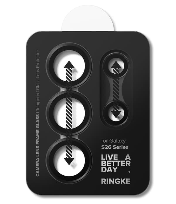 Ringke Galaxy S26 Ultra 2-PACK Linsskydd Härdat Glas Svart
