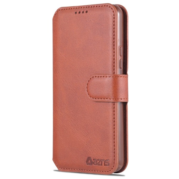 AZNS Samsung Galaxy S22 Plus Fodral Läder Brun