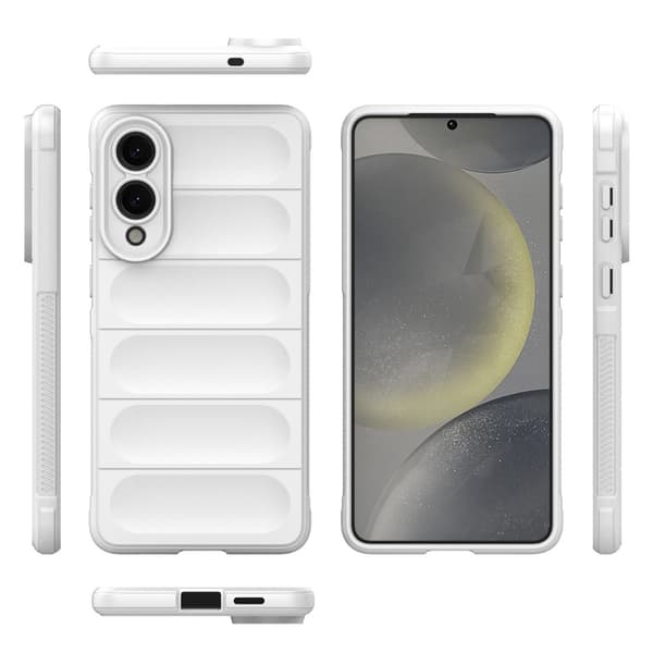 Samsung Galaxy S25 Edge Skal Magic Shield Vit