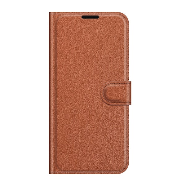 Nokia G10 / G20 Fodral Litchi Läder Brun