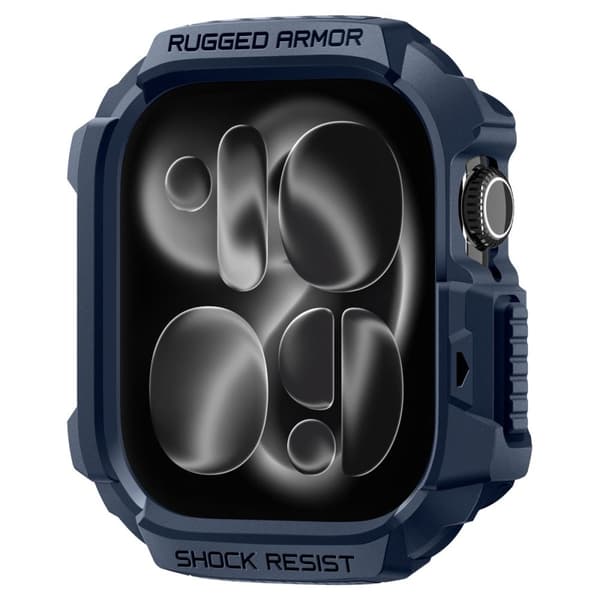 Spigen Apple Watch 11/10 42 mm Skal Rugged Armor Navy Blue