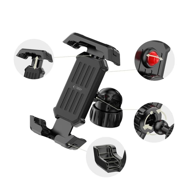 Tech-Protect Universal Mobilhållare Cykel V6 Svart