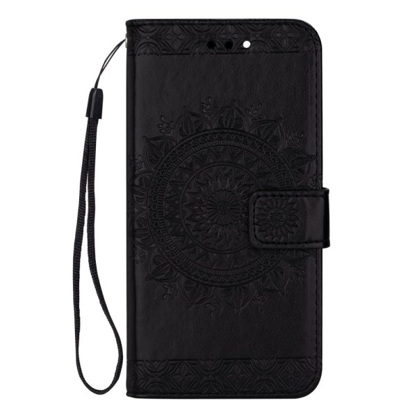 iPhone 11 - Mandala Plånboksfodral - Svart Black Svart
