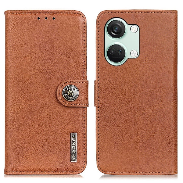 KHAZNEH OnePlus Nord 3 5G Fodral Läder Brun