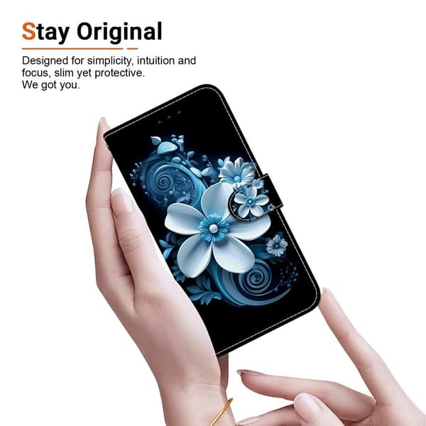 iPhone 17 Pro Fodral Med Tryck Blommor