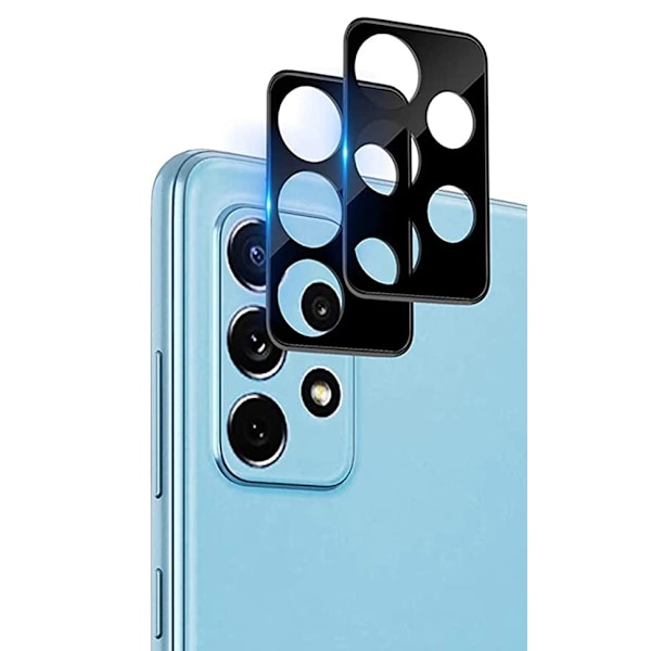 [2-Pack] Samsung A52/A72 Linsskydd I Härdat Glas - Svart