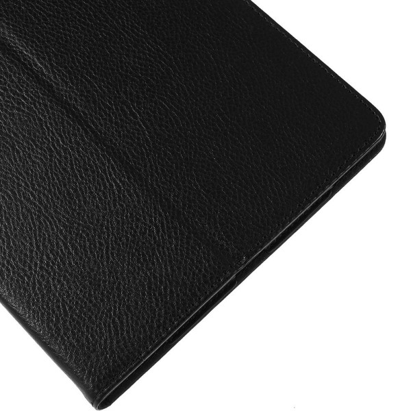 Samsung Galaxy Tab S5e - Litchi läderfodral - Svart Svart