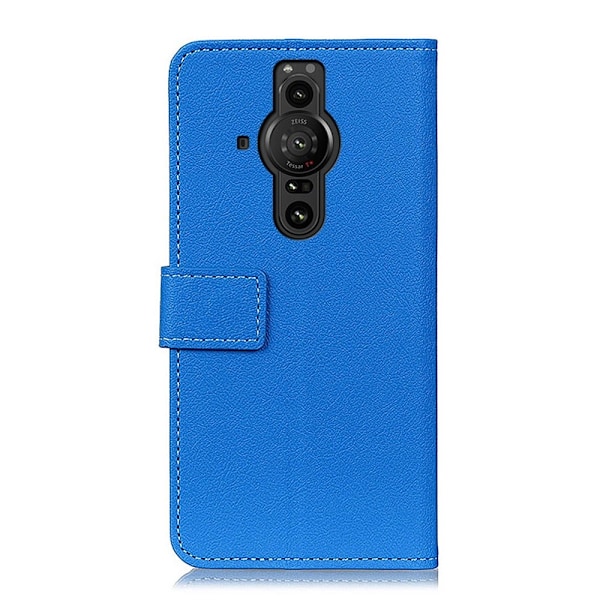 Sony Xperia Pro-I Fodral Läder Blå