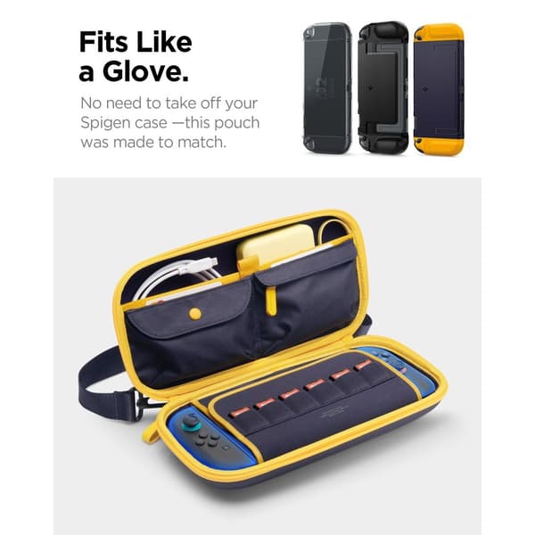 Spigen Nintendo Switch 2 Förvaringsväska Nano Pop Blueberry Navy