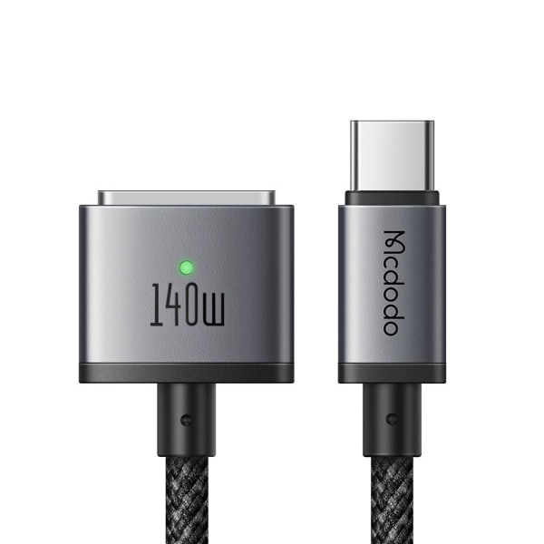 Mcdodo 2m 140W USB-C - MagSafe 3 Magnetisk Kabel LED Indikator