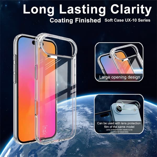 IMAK iPhone Air Skal TPU Transparent