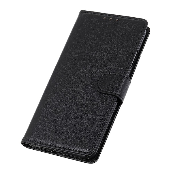 Xiaomi Mi 11 - Litchi Läder Fodral - Svart Black Svart