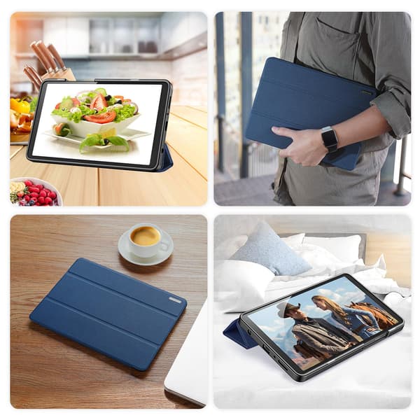 DUX DUCIS Galaxy Tab A11 / A9 Fodral DOMO Tri-Fold Blå