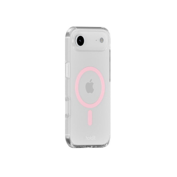holdit iPhone Air MagSafe Mobilskal Pink/Transparent