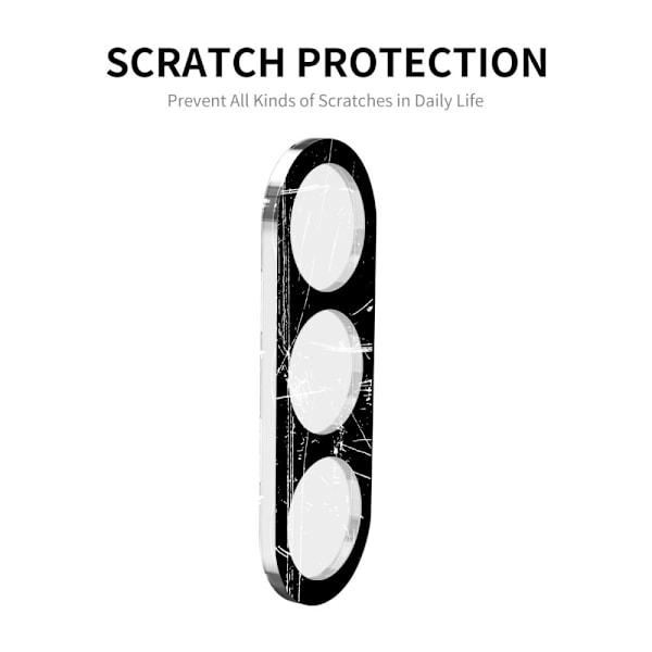 ENKAY Samsung Galaxy S25 2-PACK Linsskydd Härdat Glas Svart