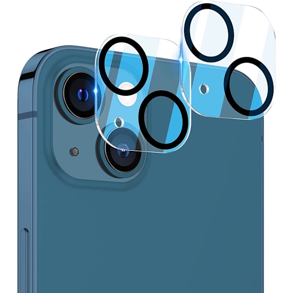 2-Pack iPhone 15 Plus Linsskydd I Härdat Glas