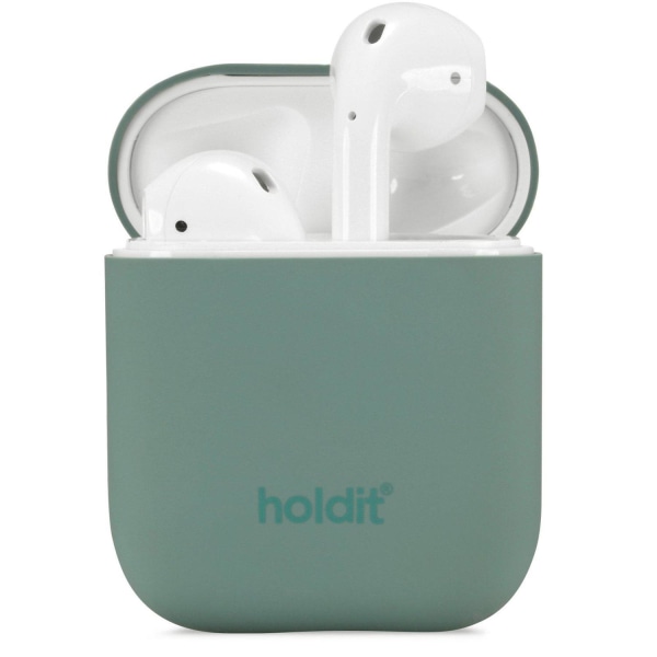 holdit Silikonfodral AirPods Nygård - Moss Green Moss Green