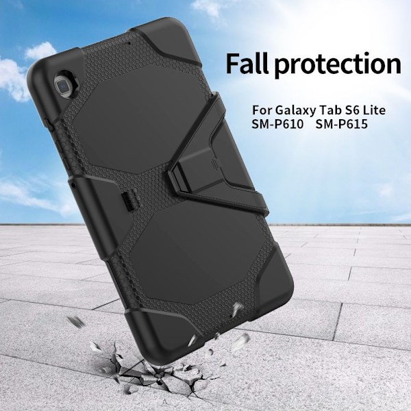 Tech-Protect Galaxy Tab S6 Lite 10.4 Skal Survive Stativ Svart