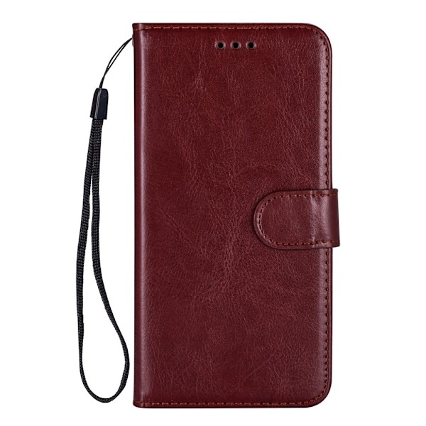 iPhone 13 Pro Max - Crazy Horse Läder Fodral - Brun