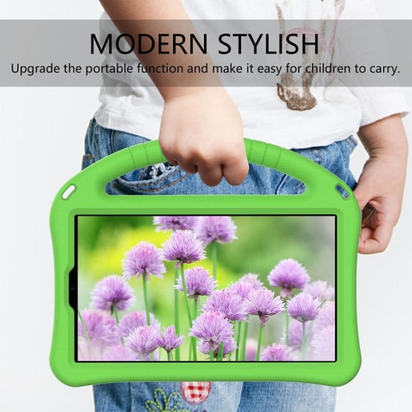 Samsung Galaxy Tab A7 Lite 8.7 - EVA Skal För Barn - Grön