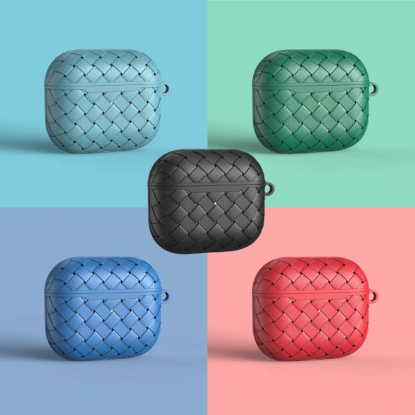 AirPods 3 Skal TPU Vävd Textur Grön