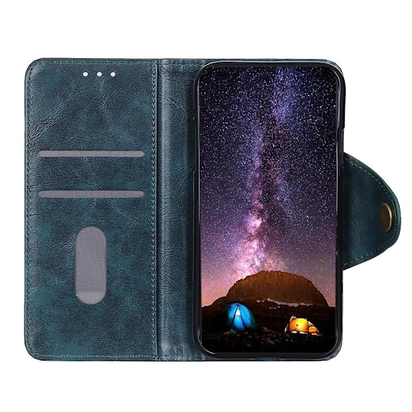 Realme 8 / 8 Pro - KHAZNEH Plånboksfodral - Blå Blue Blå
