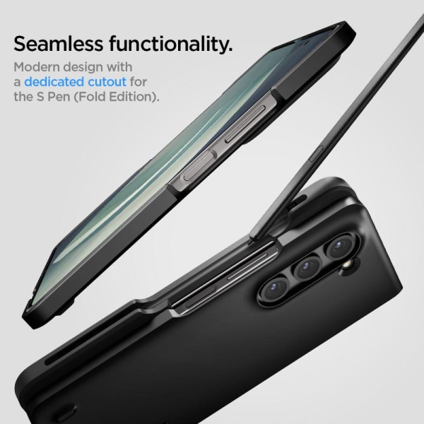 Spigen Galaxy Z Fold 5 Skal Thin Fit Pen Svart