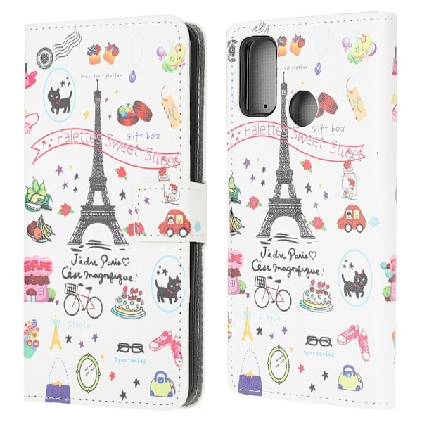 Motorola Moto G10/G20/G30 - Fodral Med Tryck - Eiffeltornet Eiffeltornet Eiffeltornet