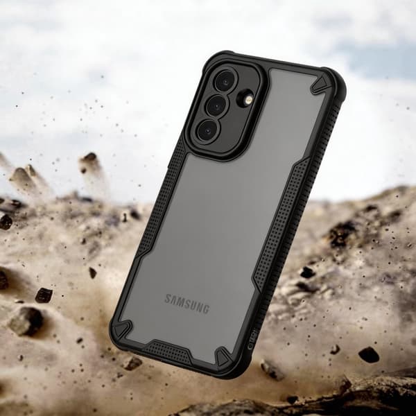 Tech-Protect Samsung Galaxy A57 5G Skal Rugged Shield Matt Svart