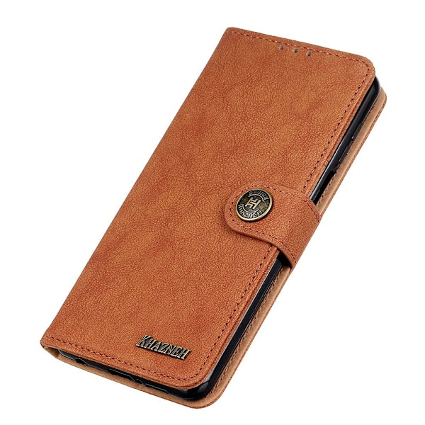 Xiaomi Mi 10T / 10T Pro - KHAZNEH Retro Split Läder Fodral - Brun Brown Brun