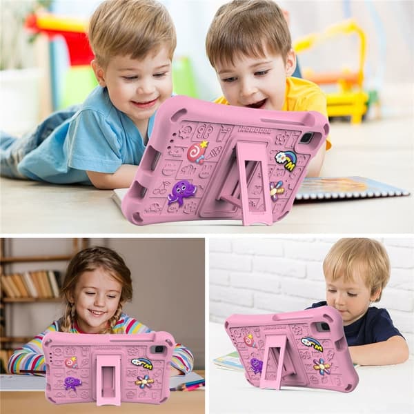 Galaxy Tab A11 / A9 / A7 Lite / A 8.0 Skal EVA Kickstand Rosa