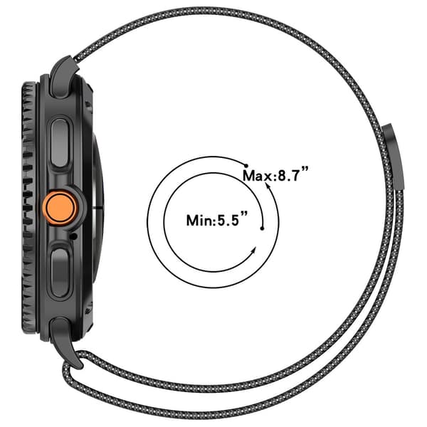 Galaxy Watch 8 46/44/40 mm Armband Milanese Loop Starlight