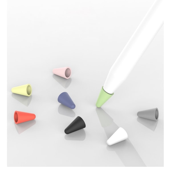 8-PACK Apple Pencil 1/2/Pro Spetsskydd / Tip Cover Flerfärgad