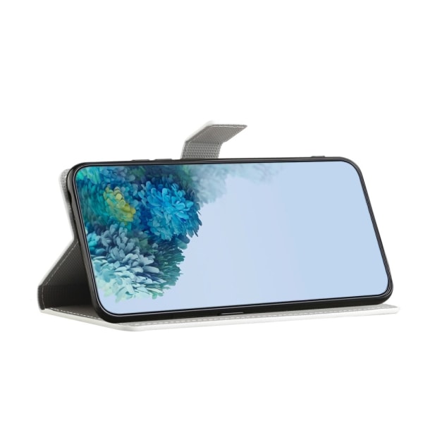 Samsung Galaxy A35 5G Fodral Med Tryck Blå Fjäril