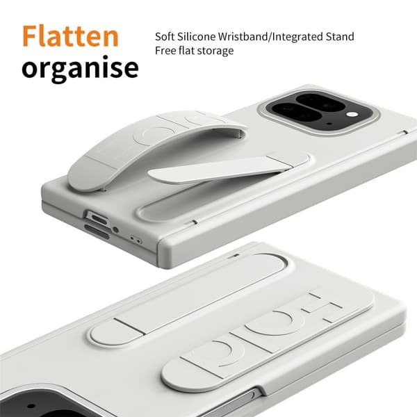 Google Pixel 10 Pro Fold Skal Kickstand Vit