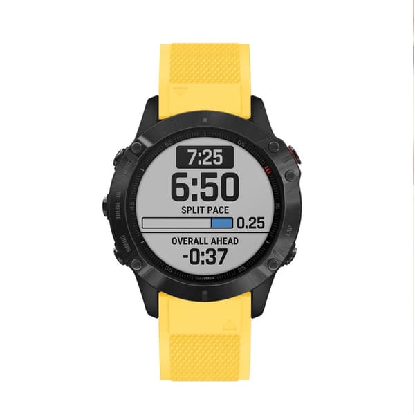 Sport Silikon Armband Garmin Gul