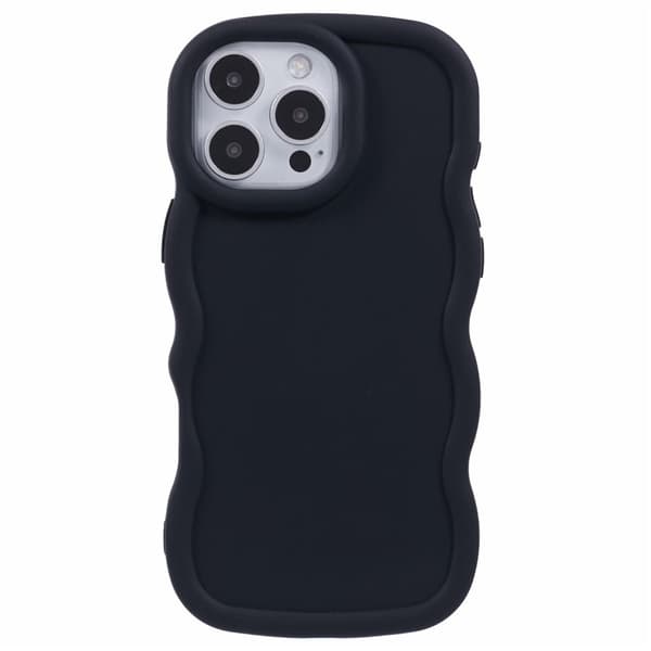 iPhone 16 Pro Mobilskal Wavy Svart