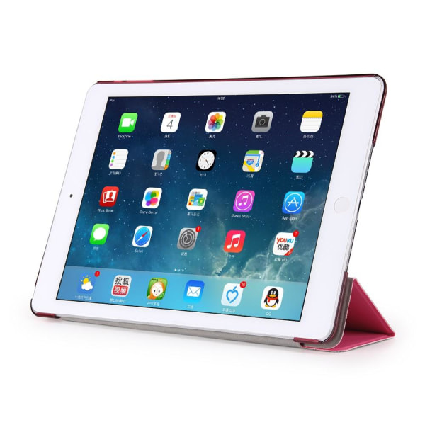 iPad Air / 9.7" (2017) / (2018) - Slimfit Tri-Fold Fodral - Rosa Pink Rosa