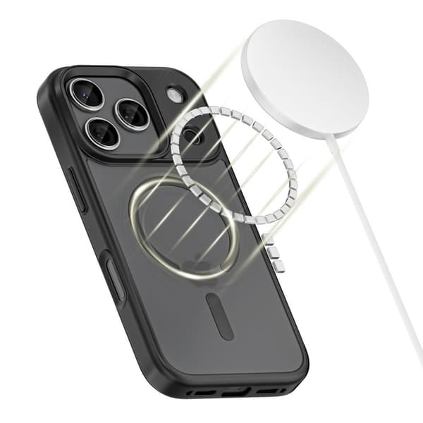 Tech-Protect iPhone 17 Pro Skal MagSafe MagMat Matt Svart