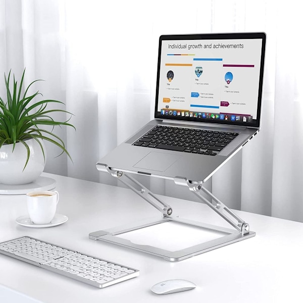 Tech-Protect Prodesk Laptop Stativ Universal Silver