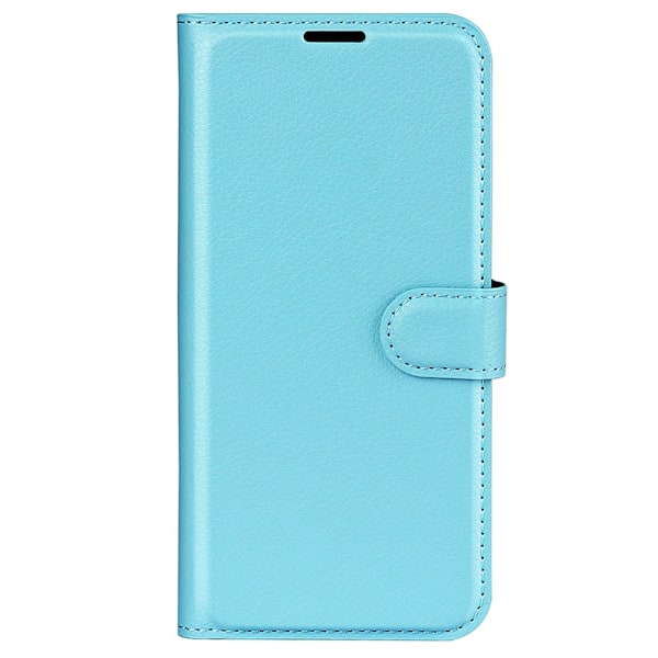 Xiaomi 14 Fodral Litchi Läder Ljus Blå