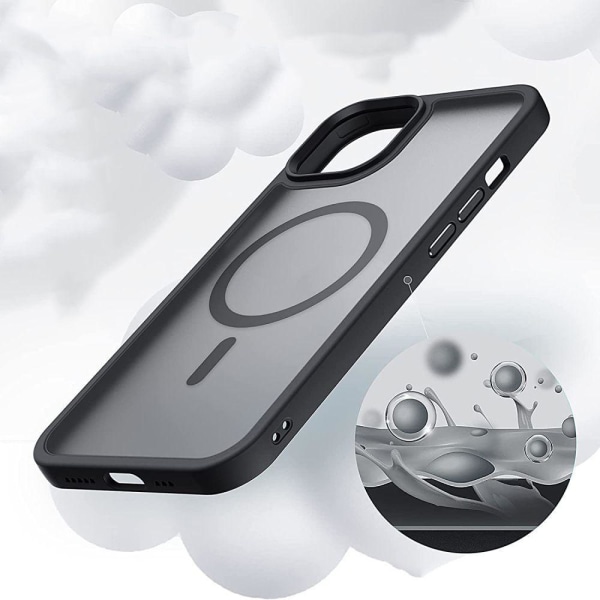 Tech-Protect iPhone 14 Pro Max Skal MagSafe MagMat Lila/Transpar