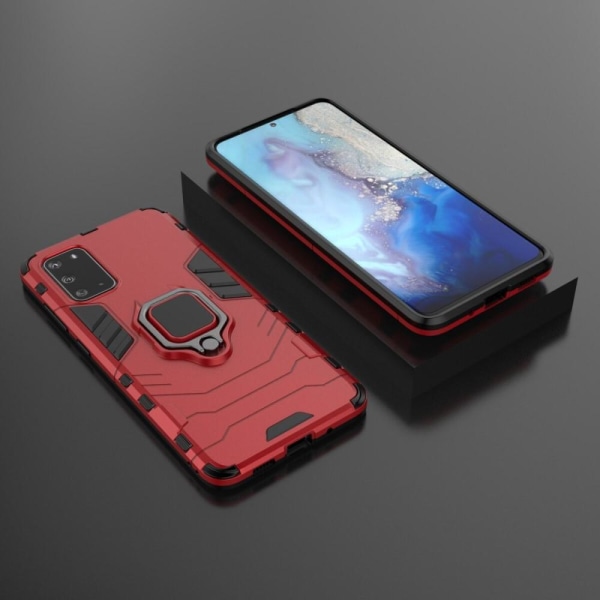 Samsung Galaxy S20 Ultra - Armour Ring Skal - Röd Red Röd