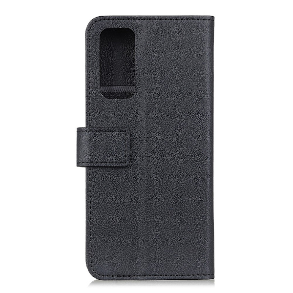 Samsung Galaxy A72 - Läder Fodral - Svart Black Svart