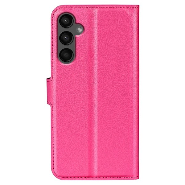 Samsung Galaxy A15 5G Fodral Litchi Läder Rosa