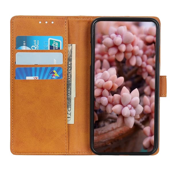 Samsung Galaxy A37 5G Plånboksfodral Läder Brun